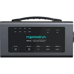 Зарядна станція Marsriva MP3S 300Вт (313.6 Вт/г) / 300 Вт / 313 Вт/ч / LiFePO4 (MP3SV2_MARSRIVA)
