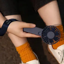 Портативний вентилятор XiaomiVH Xiaomini Portable Handheld Fan F07 Orange - мініатюра 8