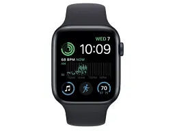 Смарт-годинник Apple Watch SE 2 GPS + Cellular 44mm Midnight Aluminum Case with Midnight Sport Band (MNPY3)