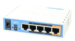 Бездротовий роутер - вай-фай маршрутизатор Mikrotik hAP AC Lite (RB952UI-5AC2ND) - мініатюра 2