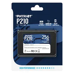 Накопичувач SSD Patriot P210 256GB 2.5" 7mm SATAIII 3D QLC (P210S256G25) - мініатюра 2