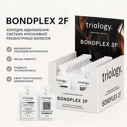 Холодне відновлення BONDPLEX 2F triology. Система інтенсивної реконструкції волосся 15 мл - мініатюра 4