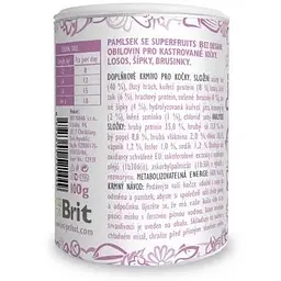 Ласощі для котів Brit Care Cat Snack Superfruits Salmon Лосось 100 г - мініатюра 3