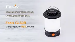 Ліхтар кемпінговий Fenix CL30R чорний - мініатюра 4
