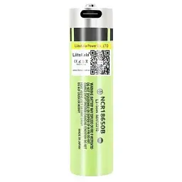 Акумулятор 18650 LiitoKala USB-34B 3400 mAh з портом Type-C для заряджання та платою захисту 8А, 3.7V (19310) - мініатюра 2