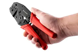 Кліщі для обтиску контактів Intertool 220 мм 0.5-6 мм² HT-7050 - мініатюра 7
