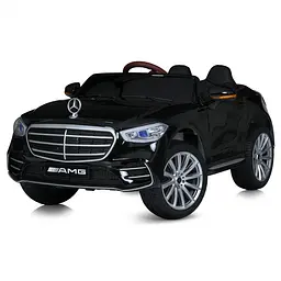 Машина M 6020EBLRS-2 радіокер.2.4G 1 акум12V10AH 4*35W, MP3, USB, TF, BT, APP, EVA, шкіра, муз., світло, чорний