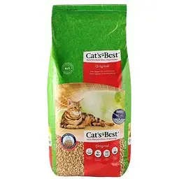Наповнювач Cat’s Best Original для котячого туалету деревний 40 л/17.2 кг - мініатюра 3
