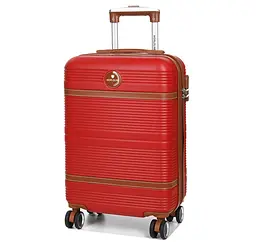 Валіза маленька S ABS-пластик Worldline Airtex 629 56×36×22см 38л Червона