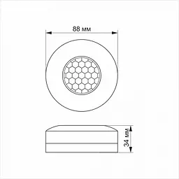 Датчик руху та освітленості Videx 220V 1200W інфрачервоний білий (VL-SPC12W) - мініатюра 3