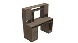 Комп'ютерний стіл Анжело Ferrum-decor 1400x1422x600 ДСП Дуб Сонома Трюфель 16 мм (FRD-104708) - мініатюра 4