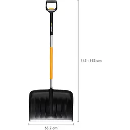 Скрепер для прибирання снігу Fiskars X-series телескопічний (1057189) - мініатюра 5