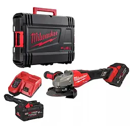 Шліфмашина кутова - болгарка акумуляторна безщіткова MILWAUKEE, M18 FHSAG125XB2-802X, Ø125мм - мініатюра 2
