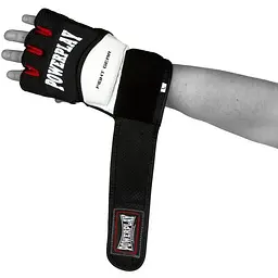 Рукавиці для MMA PowerPlay 3075 Black/White - M - мініатюра 5