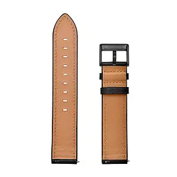 Ремінець для Samsung Galaxy Watch 42mm Rose Gold - чорний Watchbands Standart ширина кріплення 20мм розмір L шкіряний (WB0029STANDART2BLACK242RG) - мініатюра 3