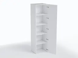 Шафа з полицями Moreli TS-013 600х2180х520 мм Білий (zg-s13-white) - мініатюра 4