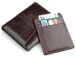 Чоловічий шкіряний гаманець Vintage 9.5x12.5 см acs0015360 - мініатюра 5