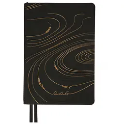 Щоденник-діловий записник А5 Leo Planner Enigma 2026 м'який чорний 368 сторінок (252700)