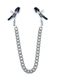 Затискачі для сосків Exclusive Nipple Clamps No.9 сріблясті - мініатюра 1