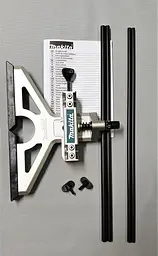 Направляюча (паралельний упор) для фрезера Makita M3600, M3602, MT360, MT362, RP0900, RP0910, RT0702C, RT0701C RP1110C, RP1111C, RP1800F, RP1801F, RP1802F, RP1803F, RP2300FC, RP2301F, RP2302F, RP2303FC, DRT50, RT001G (195136-9) - мініатюра 4
