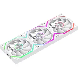 Комплект вентиляторів GameMax FN12A-N2 WL-W AURA 3*120мм PWM - мініатюра 4