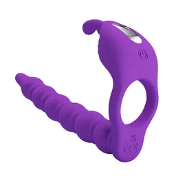 Віброкільце PRETTY LOVE Blackney purple, 7 vibration functions Memory function PRETTY LOVE BI-210327-1 102765 - мініатюра 8