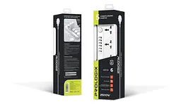 Фільтр живлення ProLogix Premium (PR-SC5614W) 2.5 кВт, 5 розеток, 6 USB AUTO ID, 2 м, білий - мініатюра 8