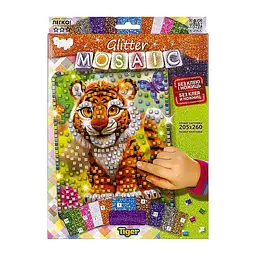 Креативна творчість "Glitter Mosaic Tiger" БМ-03-03 блискуча мозаїка