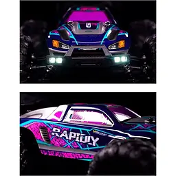 Машинка на радіокеруванні JJRC Q132-A OFF-ROAD All-terrain Blue/Purple [119073] - мініатюра 7