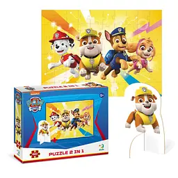 Дитячі Пазли Paw Patrol "Відчайдушна четвірка" DoDo 200164 60 елементів, з фігуркою - мініатюра 2