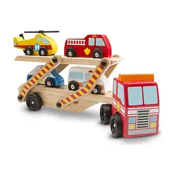 Ігровий набір Melissa & Doug дерев'яний аварійний перевізник-трейлер (MD14610)