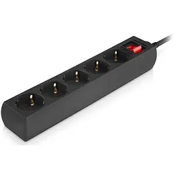 Мережевий фільтр живлення REAL-EL RS-Protect M 3m, black (EL122300028) - мініатюра 4