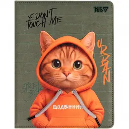 Щоденник шкільний Yes Urban Cat A5 40 аркушів PU твердий (911694)