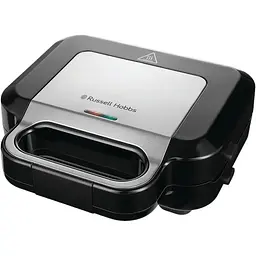 Мультимейкер Russell Hobbs 750 Вт комплект 3 пластини алюміній корпус нержав. сталь пластик чорний-срібний