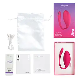 Смарт-віброяйце We-Vibe Jive Electric Pink - мініатюра 7