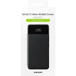 Чохол-книжка Samsung S View Wallet Cover для Samsung Galaxy A53 SM-A536 Black (EF-EA536PBEGRU) - мініатюра 7