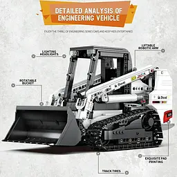 Конструктор Reobrix Mechanical Міні-навантажувач з пультом (22004) [160327] - мініатюра 12