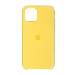 Силиконовый противоударный чехол-накладка для Apple iPhone 11 Pro, панель с защитой всего корпуса, софт-тач, canary yellow, ArmorStandart (ARM56909)