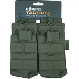 Підсумок під магазини АК Kombat UK Double DUO Mag Pouch Оливковий (1000-kb-ddmp-olgr)