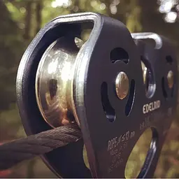 Блок-ролик Edelrid Rail Doppelseilrolle Titan (1017-717910000730) - мініатюра 3