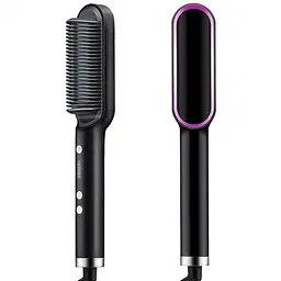 Розчіска – випрямляч Hair Straightener 909B для випрямлення волосся • Праска щітка з турмаліновим покриттям