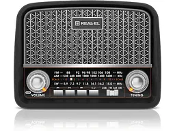 Радіоприймач REAL-EL X-520 Black (EL121800006) - мініатюра 2
