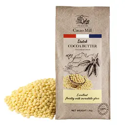Какао масло в краплях Cacaomill 1 кг