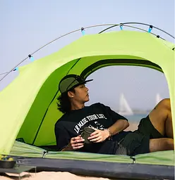 Намет двомісний Naturehike CNK2450WS030 Зелений - мініатюра 9