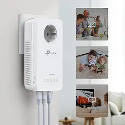 Комплект адаптерiв TP-Link Powerline TL-WPA8631PKIT AV1300, AC1200, (TL-WPA8631P 1шт, TL-PA8010P 1шт) - мініатюра 7