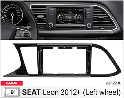 Перехідна рамка Seat Leon Carav 22-224 - мініатюра 3