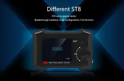 Цифровий багатофункціональний сервотестер ToolkitRC ST8 для FPV налаштування калібрування сервоприводів speedybee Black (18763) - мініатюра 3