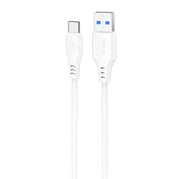 Кабель Proove Simple Silicone USB to Type-C 3A (1m) white