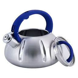 Чайник зі свистком Kamille KM-0671 3л синій - мініатюра 2