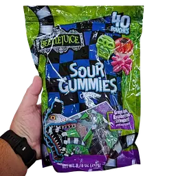 Жувальні цукерки Beetlejuice Halloween Bugs Grubs Gummies 40 шт 280 г - мініатюра 5